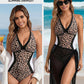 👙2026 NEW TYPE 50% OFF✨Women's Color Block Shapewear One Piece Swimsuit