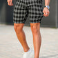 Men's Stretch Chino Short - Plaid