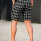 Men's Stretch Chino Short - Plaid