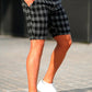 Men's Stretch Chino Short - Plaid