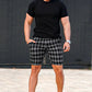 Men's Stretch Chino Short - Plaid