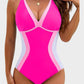 👙2026 NEW TYPE 50% OFF✨Women's Color Block Shapewear One Piece Swimsuit