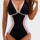 👙2026 NEW TYPE 50% OFF✨Women's Color Block Shapewear One Piece Swimsuit