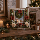 🎁 3D Christmas Fabric Poke Art Kit🎄 Handmade Fabric Poke Art Kit🎅 Vintage Holiday Handmade Decoration, DIY Christmas Craft Kit for Adults & Beginner