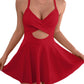 ⏳Last Day Special Sale 49% OFF🩱Women's Cutout One Piece Skirt Swimsuit