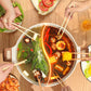⏰️Last Day For Free Shipping⌛️Large Capacity Multi-Stove Hot Pot with S-Divider