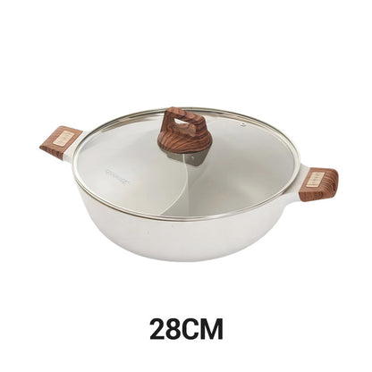 ⏰️Last Day For Free Shipping⌛️Large Capacity Multi-Stove Hot Pot with S-Divider