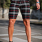Men's Chino Short With Plaid