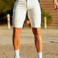 Men's White Denim Shorts