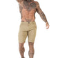 Mens Khaki Chino Short