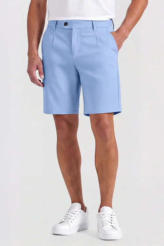 Mens Casual Chino Short - Sky Blue