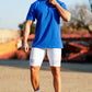 Men's White Denim Short