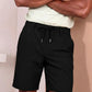Men's Casual Drawstring Shorts - Black