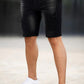 Men's Black Jean Short - Flexibility