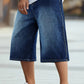 Men's Loose Denim Short - Dark Blue