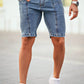 Men's Stretch Denim Short - Blue