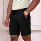 Men's Casual Drawstring Shorts - Black