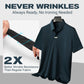 🎁Hot Sale 55% OFF⏳Men’s Casual Lapel Breathable Wrinkle-free T-shirt👔