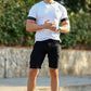 Men's Solid Color Chino Short - Black