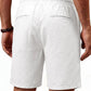 Men's Drawstring Casual Linen Shorts - White