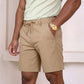 Men's Casual Drawstring Shorts - Khaki