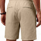 Men's Drawstring Casual Linen Shorts - Khaki
