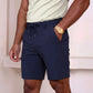 Men's Casual Drawstring Shorts - Navy