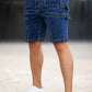 Men's Stretch Denim Short - Dark Blue