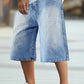 Men's Loose Denim Short - Light Blue