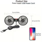 🌞Free Shipping & 50% OFF🔥Dual Head USB Car Seat Fan, 3-Speed 360° Rotatable