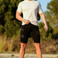 Men's Ripped Short Jean - Black