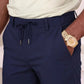 Men's Casual Drawstring Shorts - Navy