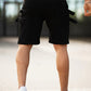 Men's Denim Short - Black And Webbing