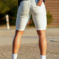 Men's White Denim Shorts