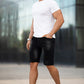 Men's Black Jean Short - Flexibility