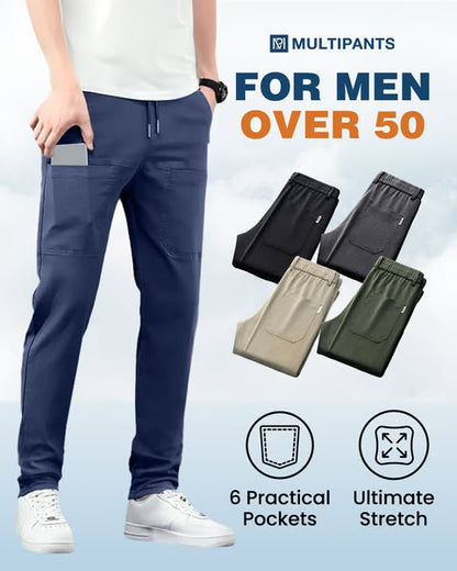💥Available in 3 lengths, suitable for all heights🥰MultiPants – High Stretch Multi-pocket Durable Cargo Pants