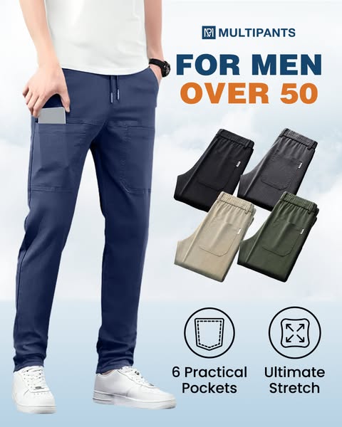 💥Available in 3 lengths, suitable for all heights🥰MultiPants – High Stretch Multi-pocket Durable Cargo Pants