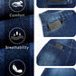 Men's Loose Denim Short - Dark Blue