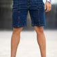 Men's Stretch Denim Short - Dark Blue