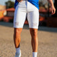 Men's White Denim Short