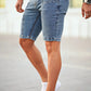 Men's Stretch Denim Short - Blue