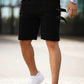 Men's Denim Short - Black And Webbing