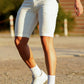 Men's White Denim Shorts