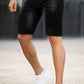Men's Black Jean Short - Flexibility
