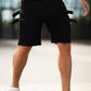 Men's Denim Short - Black And Webbing