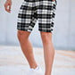 Men's Checkered Short - Black And White