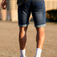 Men's Ripped Denim Short - Slim Fit