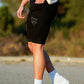 Men's Ripped Short Jean - Black