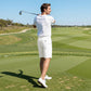 Mens Casual Chino Short - White