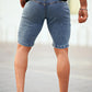 Men's Stretch Denim Short - Blue
